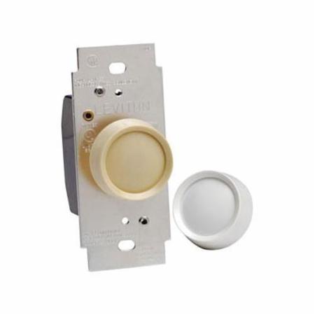 Leviton Lighting Dimmer, Rotary, Incand, 3-Way 6683-IW